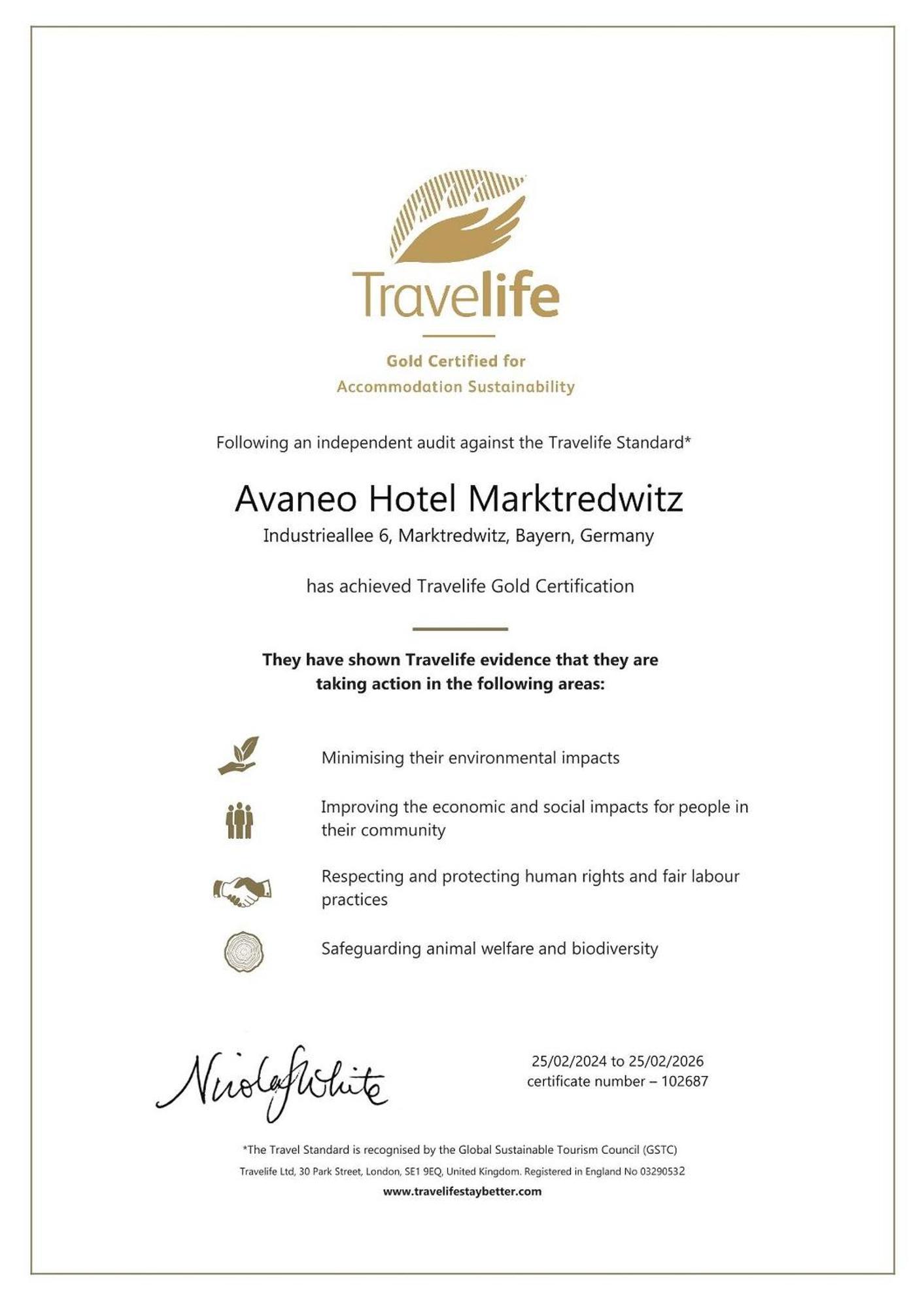 Avaneo Hotel Марктредвиц Экстерьер фото